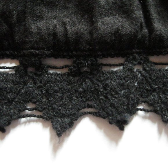 No Boundaries Black Ruffle Lace Mini Skirt - Picture 5 of 8